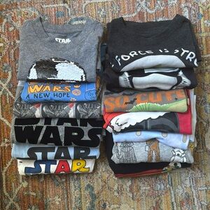 Lot of 13 Star Wars Shirts